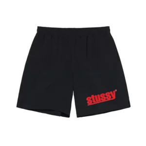 Stussy Beach Black Shorts