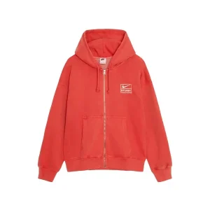 Nike Stussy Red Hoodie
