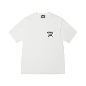 Stussy T Shirt Rasta Lion White