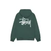 Stussy Grøn Basic Hoodie
