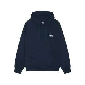 Stussy Marineblå Classic Hoodie