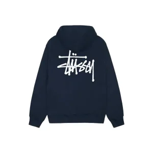 Stussy Marineblå Classic Hoodie