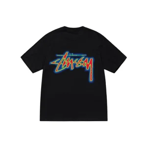 Stussy T-shirt thermique noir