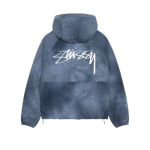 Stussy Beach Shell Wave Dye Jacket Navy