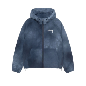 Stussy Beach Shell Wave Dye Jacket Navy